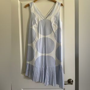 Rene Derhy V-Neck Tank Asymmetrical Hem Dress Size:M